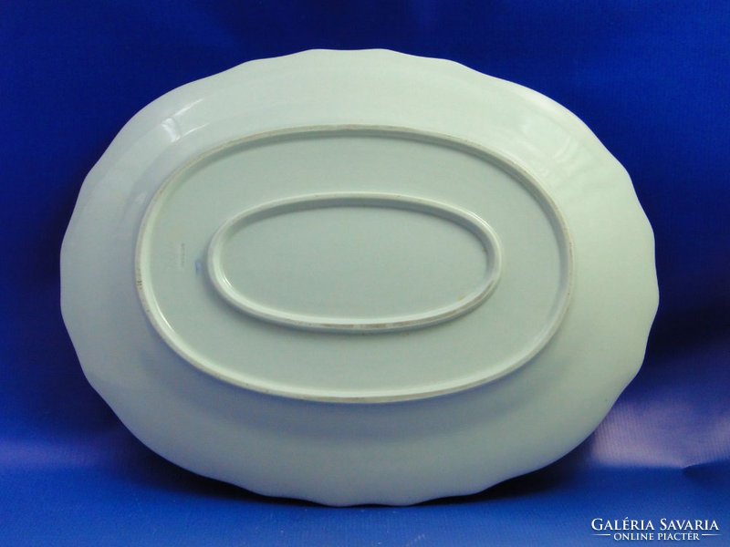 0B179 Óriási óherendi porcelán pecsenyés tál