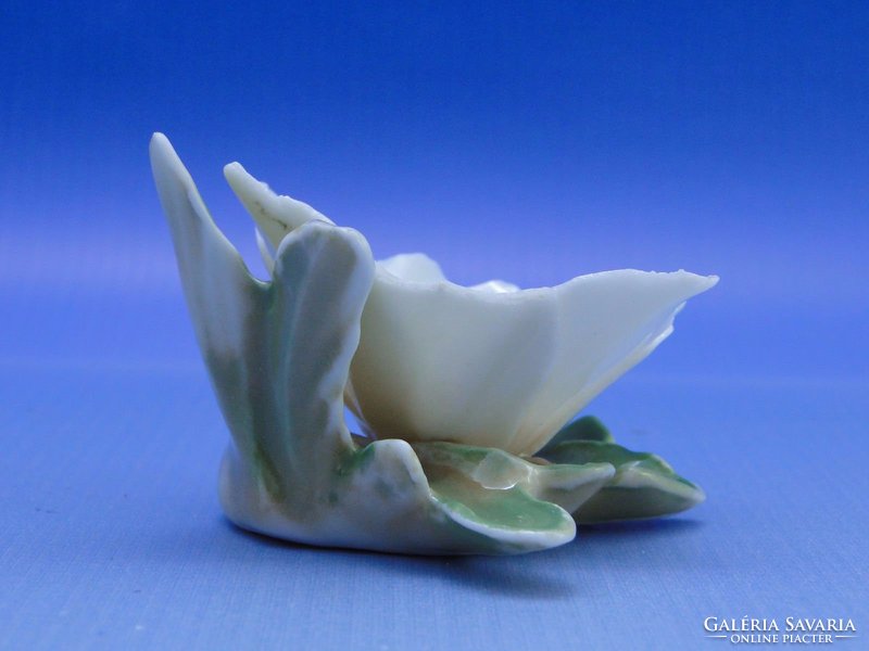 0B519 Régi jelzett ENS porcelán virág