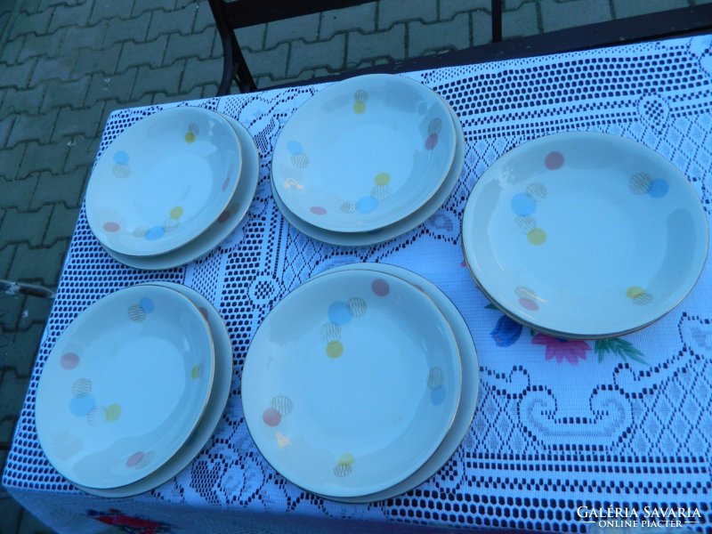 Art deco Bareuther Bavarian plate set of 10 pieces