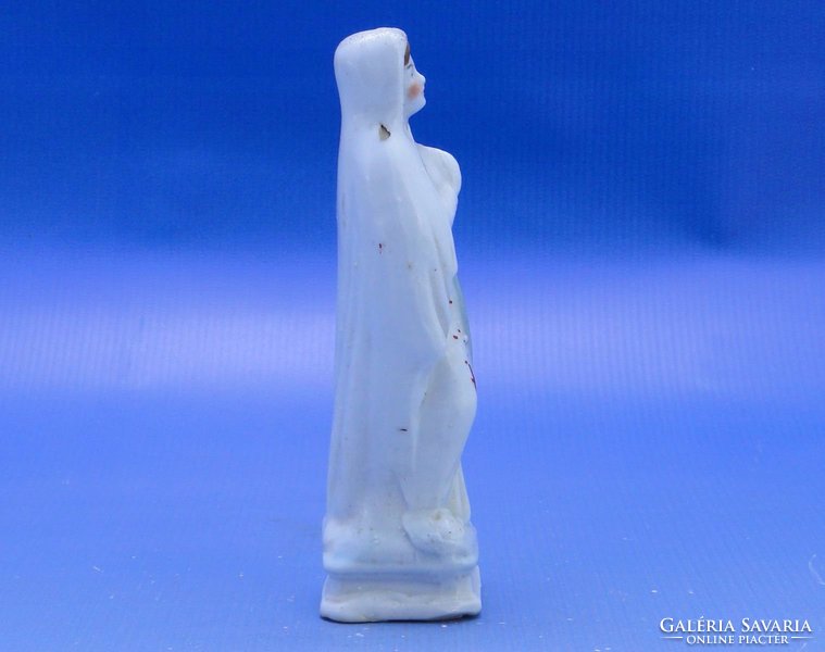 0C444 Régi Szűz Mária porcelán szobor