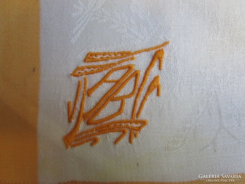 Art Nouveau damask monogram napkin 6 pcs