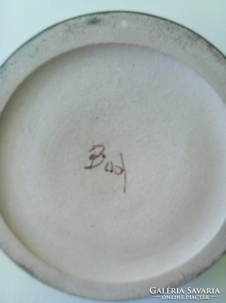 Special price now! A splendidly shining bod éva ceramic vase 37 cm deep in a cute bronze color