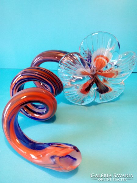 Murano flower candle holder is more special