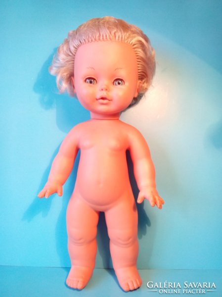 It is filled with rare molded rubber! Effe bambole franca made in italy marked Italian doll old 40 cm