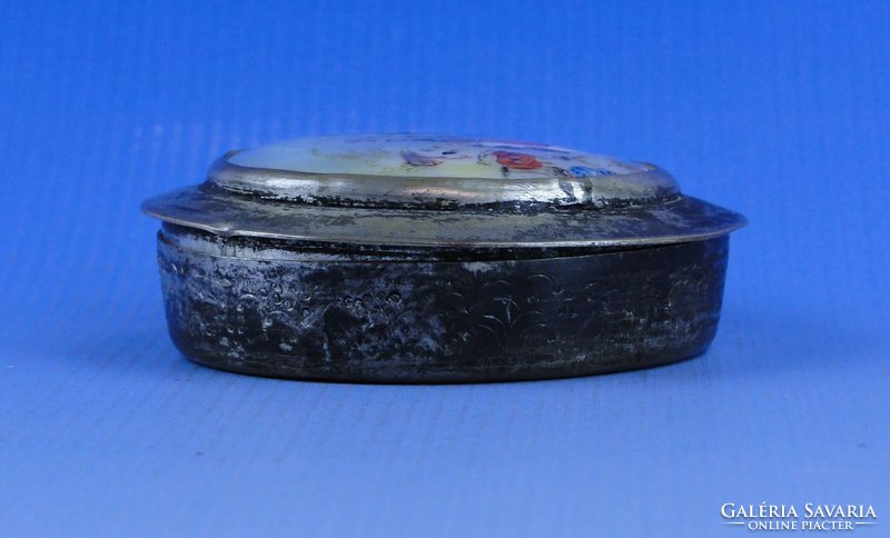 0D637 Régi kagylóberakásos kínai gyűrűtartó