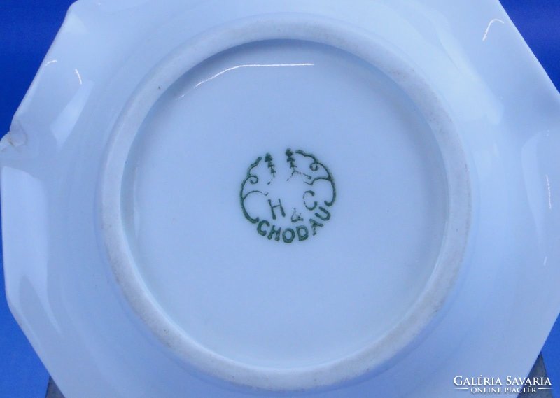 0D694 Régi osztrák porcelán hamutál WIEN