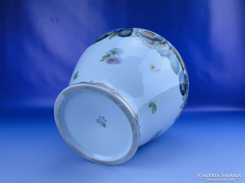 0D830 Régi nagyméretű BAVARIA porcelán váza urna