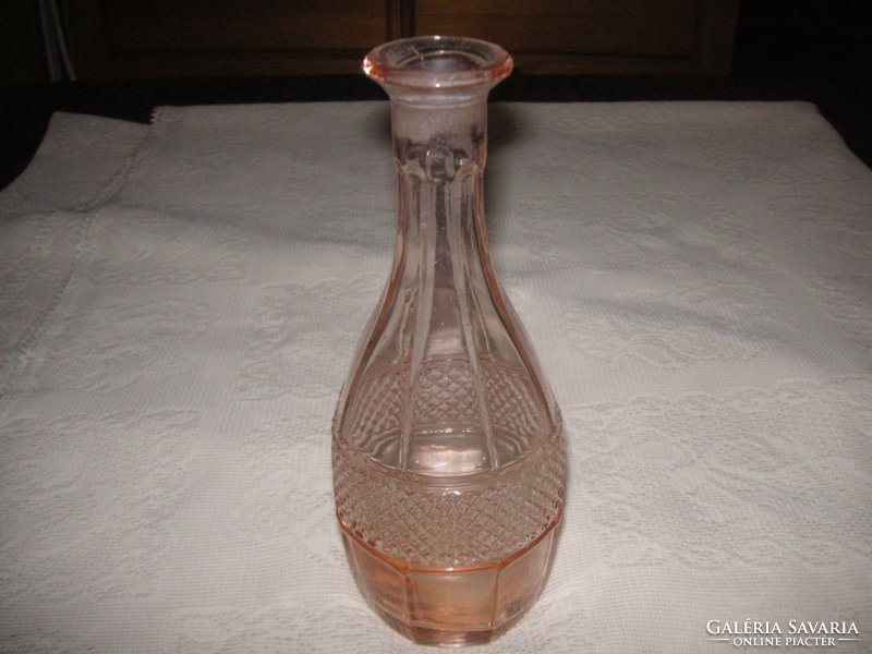 Antique peach glass 19 cm