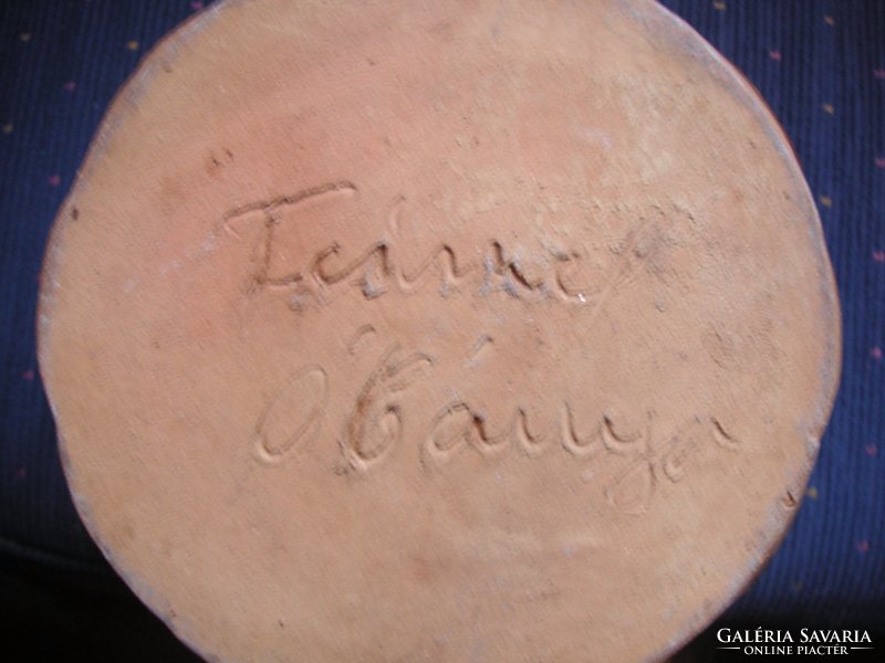 Óbányai kuglóf  forma , 22 cm x 15 cm , szignó Teimel József a 70 es évekből