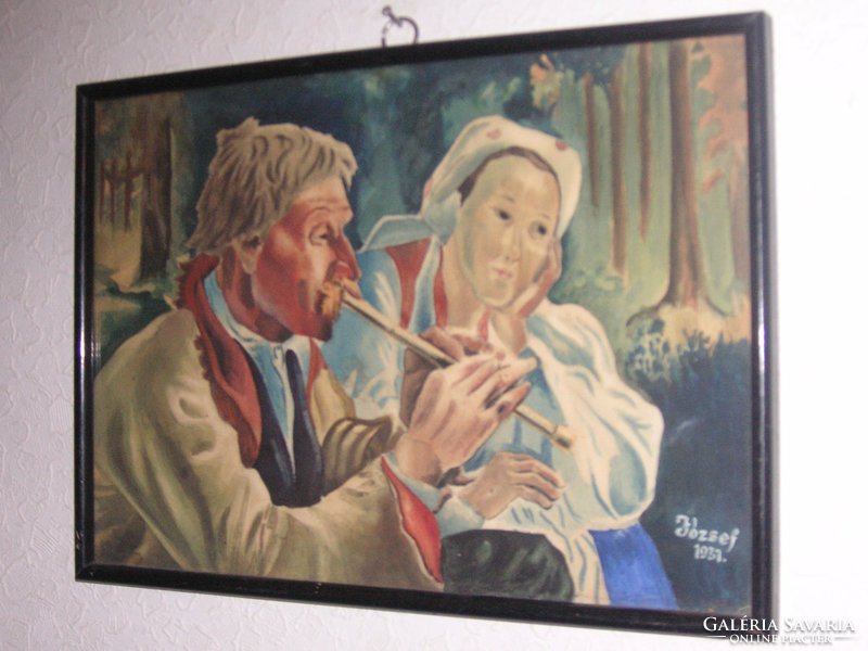 Akvarell, József 1931 szignóval