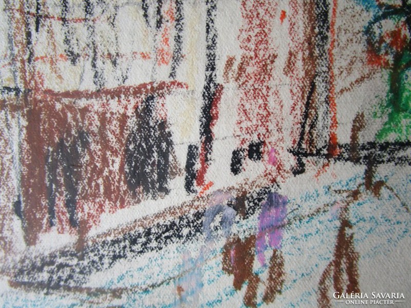 MOSSHAMMER GYÖRGY Jelzett festmény PÁRIZS 1968