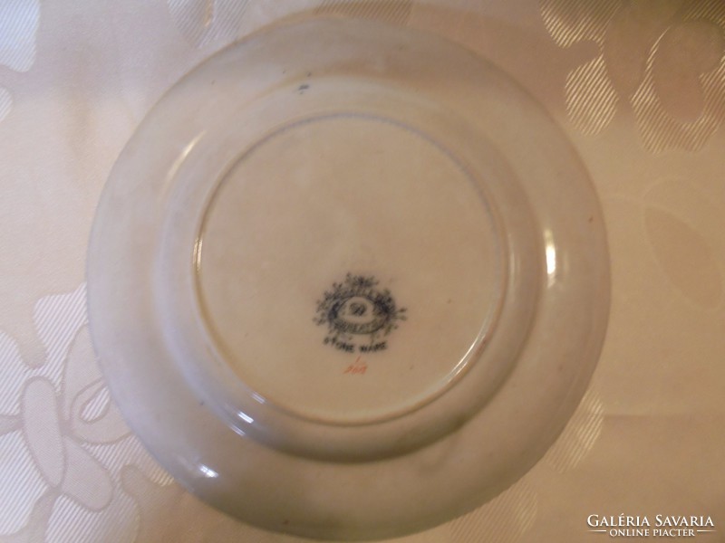 Gyönyörű antik angol porcelán tányér