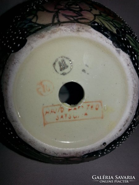 SATSUMA ANTIK Japán díszes porcelán asztali lámpa test