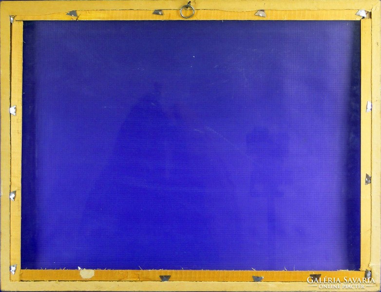 0F475 Aranyozott képkeret üveglappal 34 x 46 cm