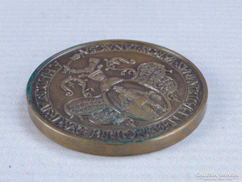 0F951 Korponai kiváltságlevél jelzett bronz érem