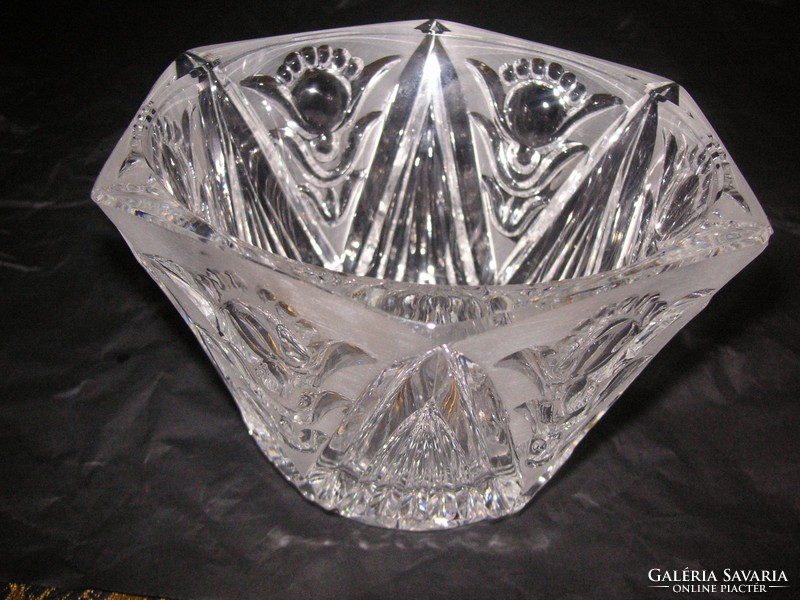 French polished crystal bowl