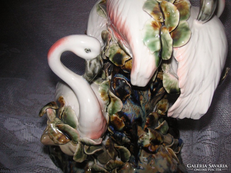 Flamingók , különleges , jó kvalitású porcelán