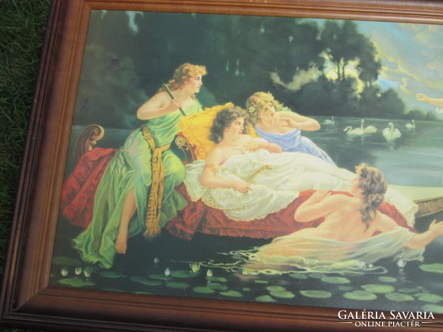 Copy of an Austrian painting, beautifully lifelike, marked ..