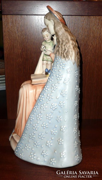 Antik nagyméretű Hummel: Madonna a Gyermekkel 32cm.