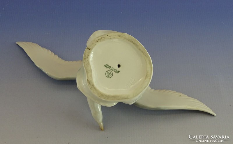 0I413 Régi Metzler - Ortloff porcelán sirály 28 cm