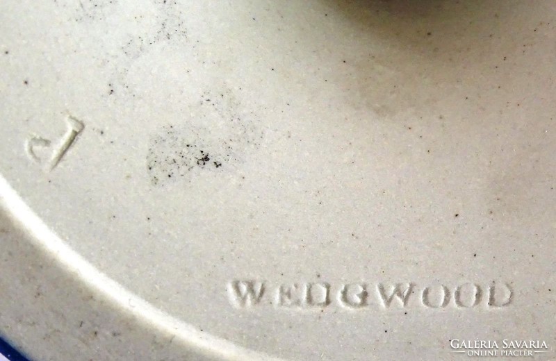 0I415 Jelzett Wedgwood porcelán gyertyatartó pár