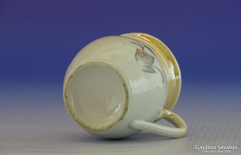 0I284 Régi kisméretű porcelán csupor 5.5 cm