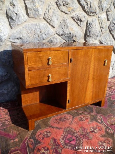Art deco elegant quality tv chest of drawers refurbished