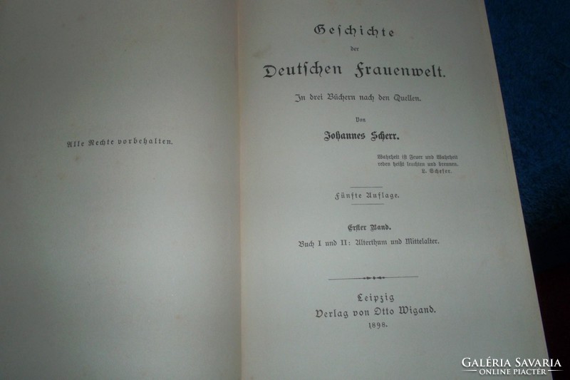 Antique gothic book-1898