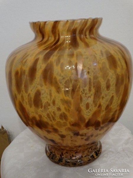 Muranói váza, jelzett: "Maestri Vetrai" , 29 cm magas!!!