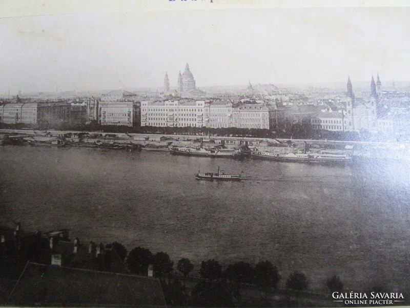 BUDAPEST PEST Ferenc József rakpart 1882 korabeli