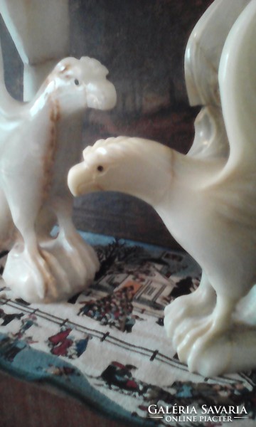 Bird couple, onix, marble