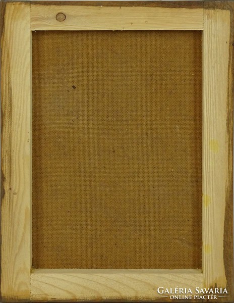 0I981 Kovács Margit kerámia papírkép 35 x 27 cm