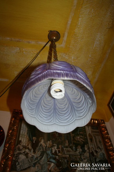 Mennyezeti lámpa - lila búrával