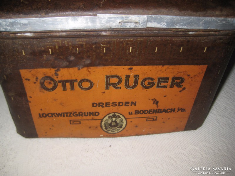 Antik lemez doboz  német az   1920 . évekből