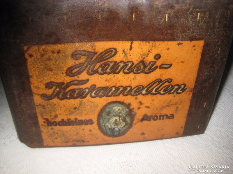 Antik lemez doboz  német az   1920 . évekből