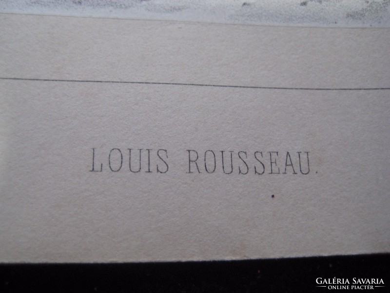 Luois Rousseau    Francia rézkarc  1848