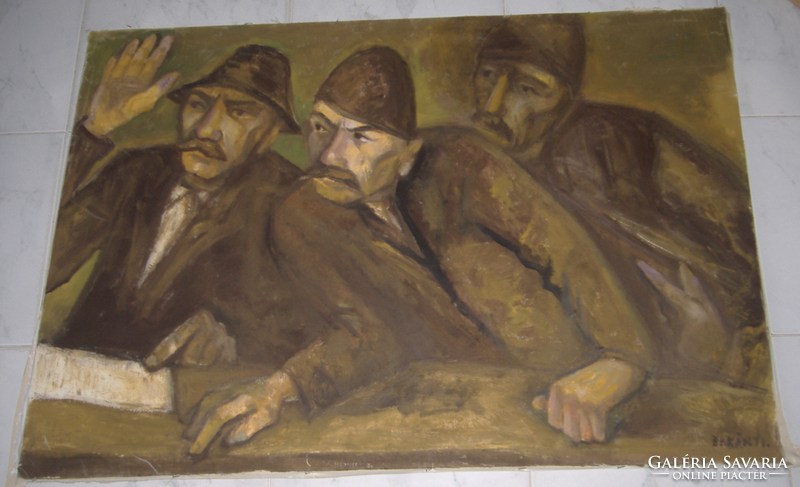 Gyula Bakányi painting 70x100 cm