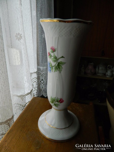 Hollóházi váza - hortenzia minta