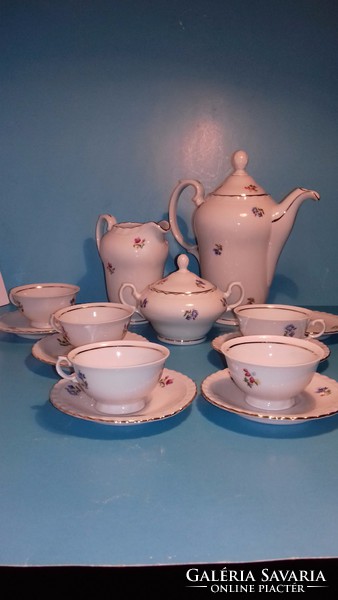 I offer it almost for free!!! A marked coffee and tea porcelain set with a charming, intimate atmosphere