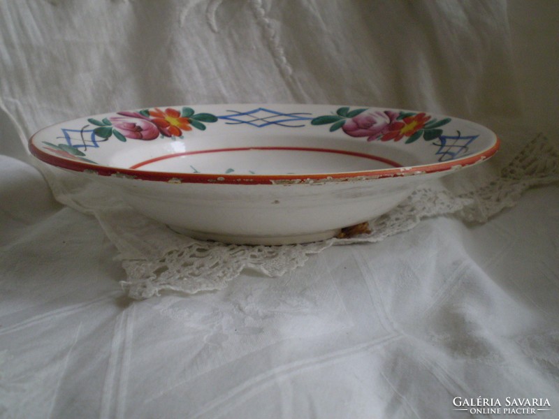 Hollóház porcelain: antique wall plate