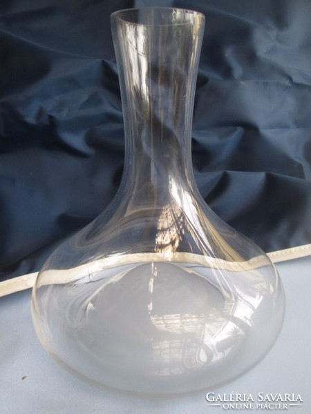 Art deco öblös kristályüveg váza nagyon modern
