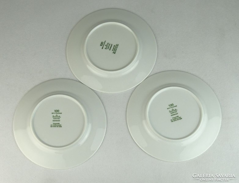 0L639 Rosenthal fehér porcelán tányér 3 darab