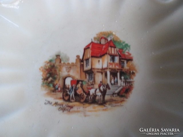 Crown Devon angol asztalközép kínáló porcelán tányér