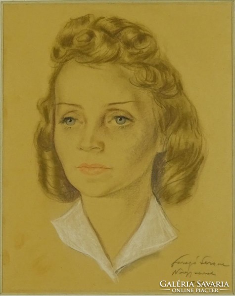0L877 Faragó Ferenc : Női portré 1942