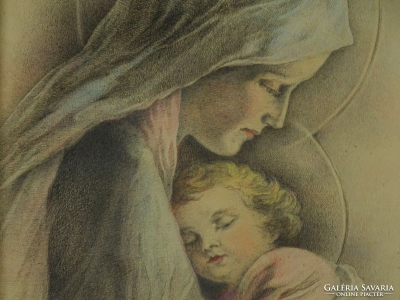 0M152 Dévényi : Madonna gyermekével 1958