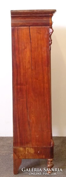 0M524 Antik neobarokk írószekreter 160 cm