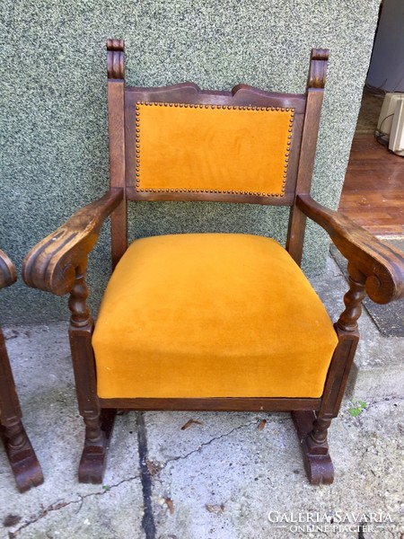 Small very comfortable colonial armchairs