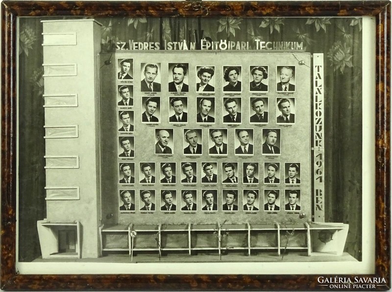 0L911 Régi SZEGEDI VEDRES tablókép 1952-56