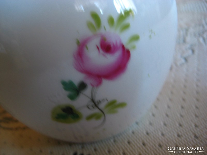 Herendi váza  Wiener Rose  / bécsi rózsa /  dekorral   ,10 x 15 cm hibátlan