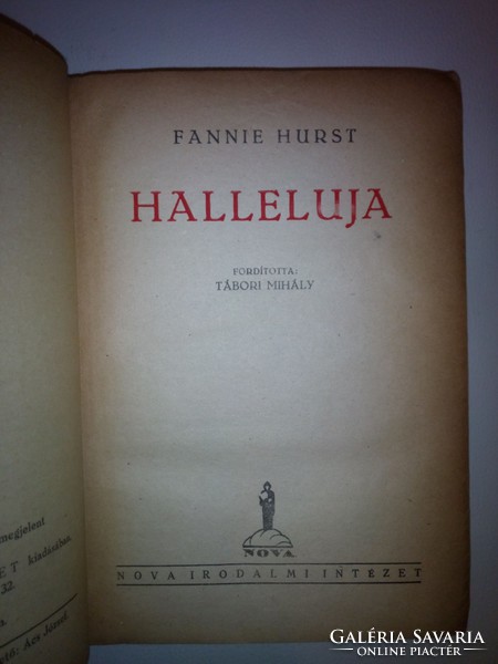Fannie Hurst: Halleluja (1948)
